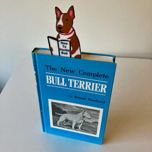 Hucklebutt! Bull Terrier Bookmark
