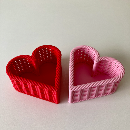 Woven Heart Basket