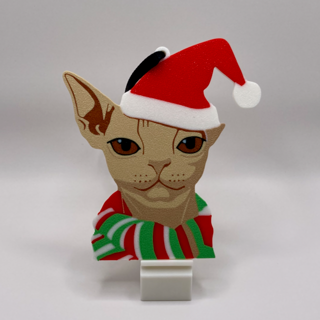 Snuggly Sphynx Ornament
