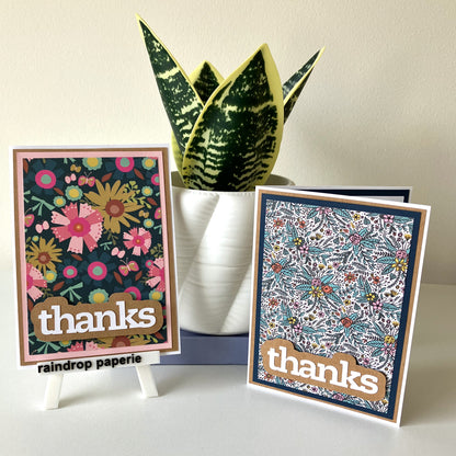 A Note of Thanks Greeting Cards