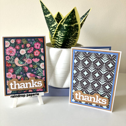 A Note of Thanks Greeting Cards