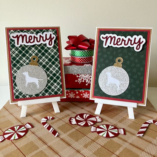 Bull Terrier Ornament Greeting Cards