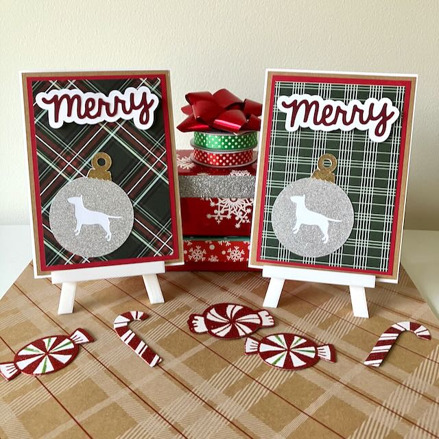 Bull Terrier Ornament Greeting Cards