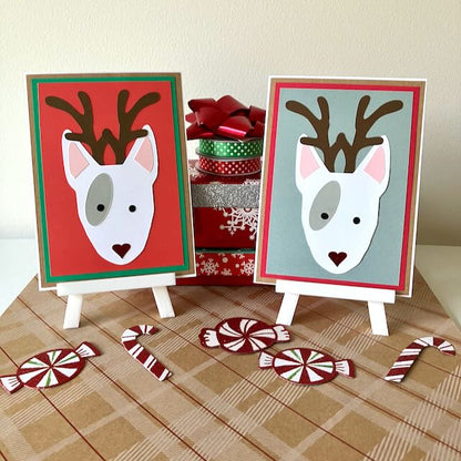 Bully Reindeer Greeting Cards