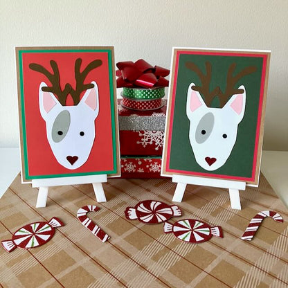 Bully Reindeer Greeting Cards