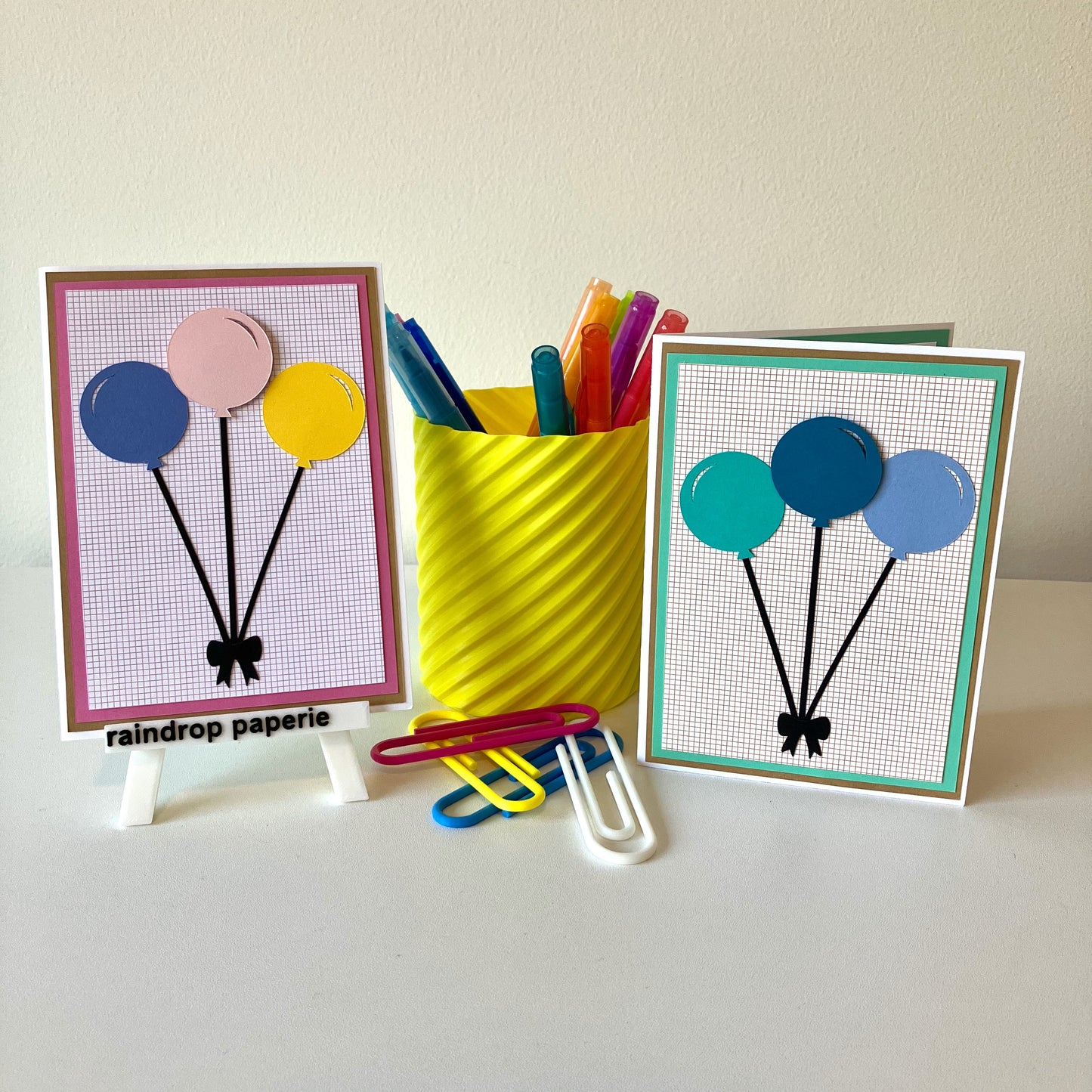 Cheerful Balloons Greeting Cards