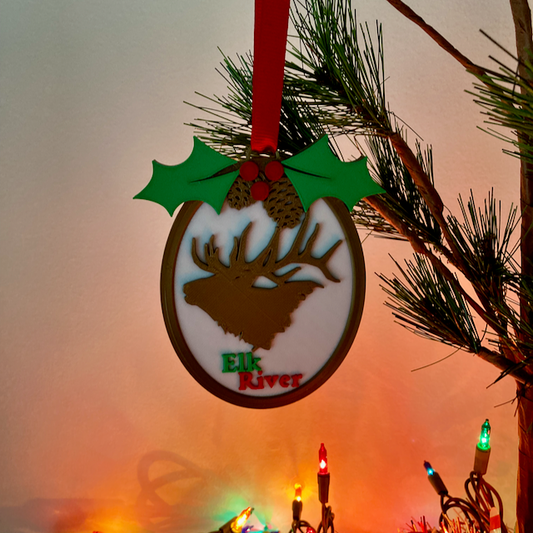 Elk River Holiday Ornament