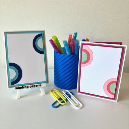 Geometric Design Greeting Cards