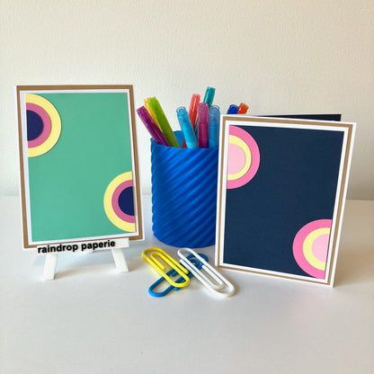 Geometric Design Greeting Cards