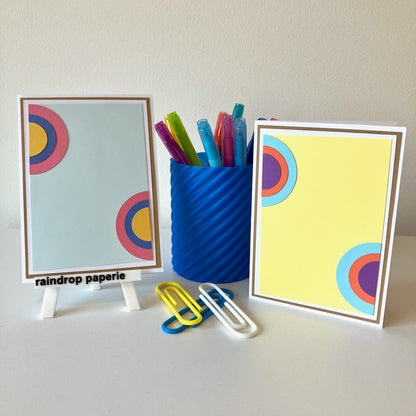 Geometric Design Greeting Cards