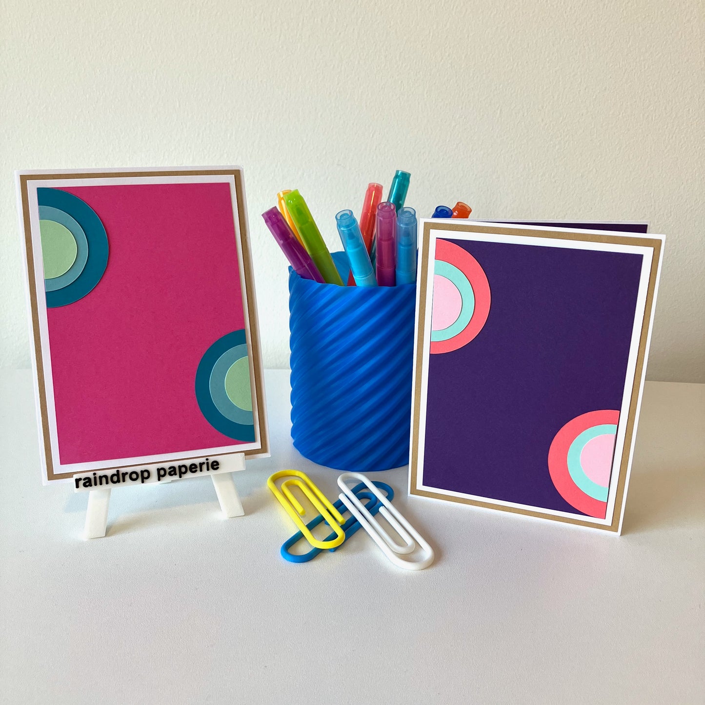 Geometric Design Greeting Cards