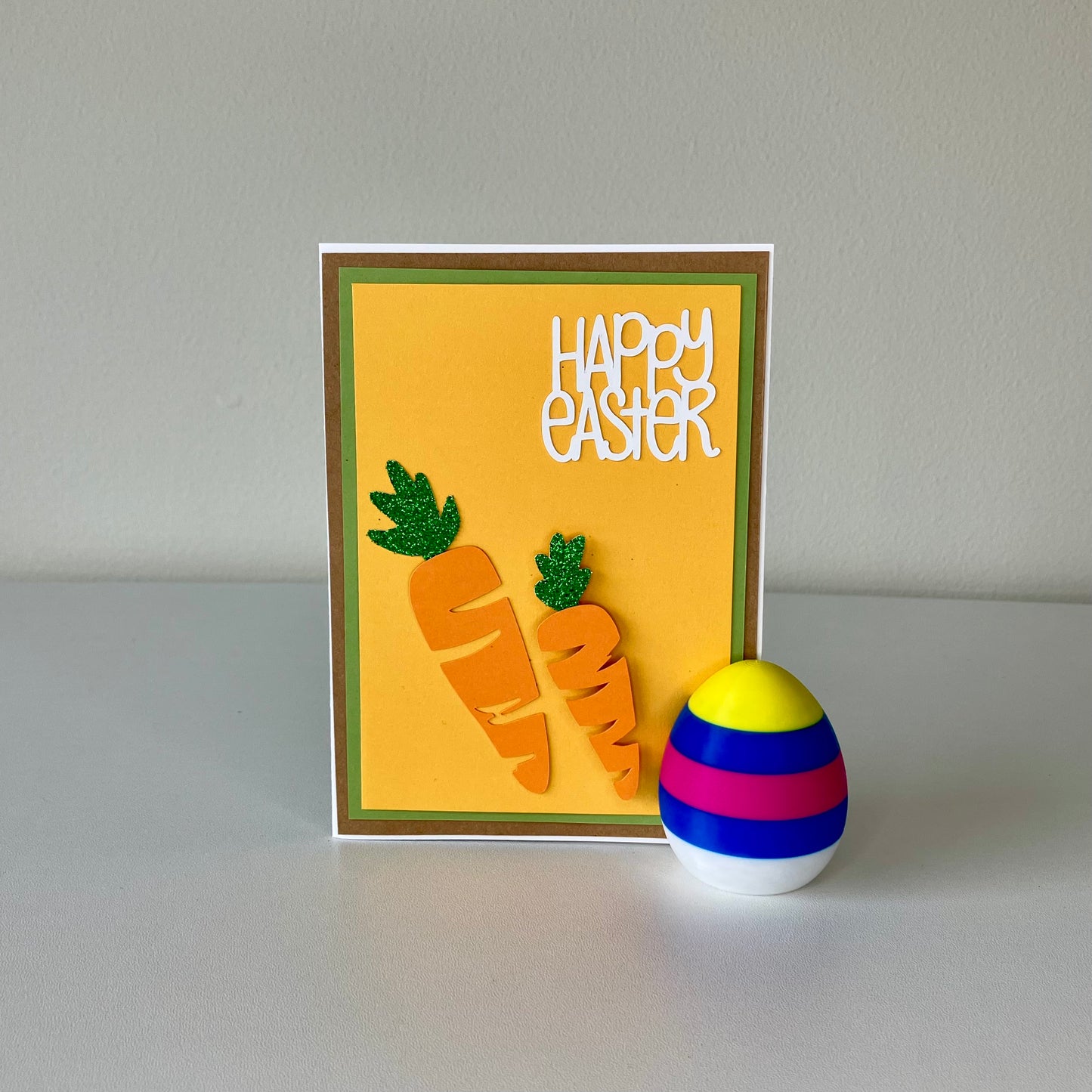 Happy Easter Carrots with Egg