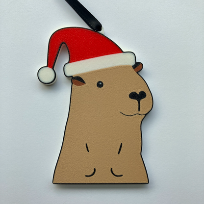 Here Comes Capybara Ornament