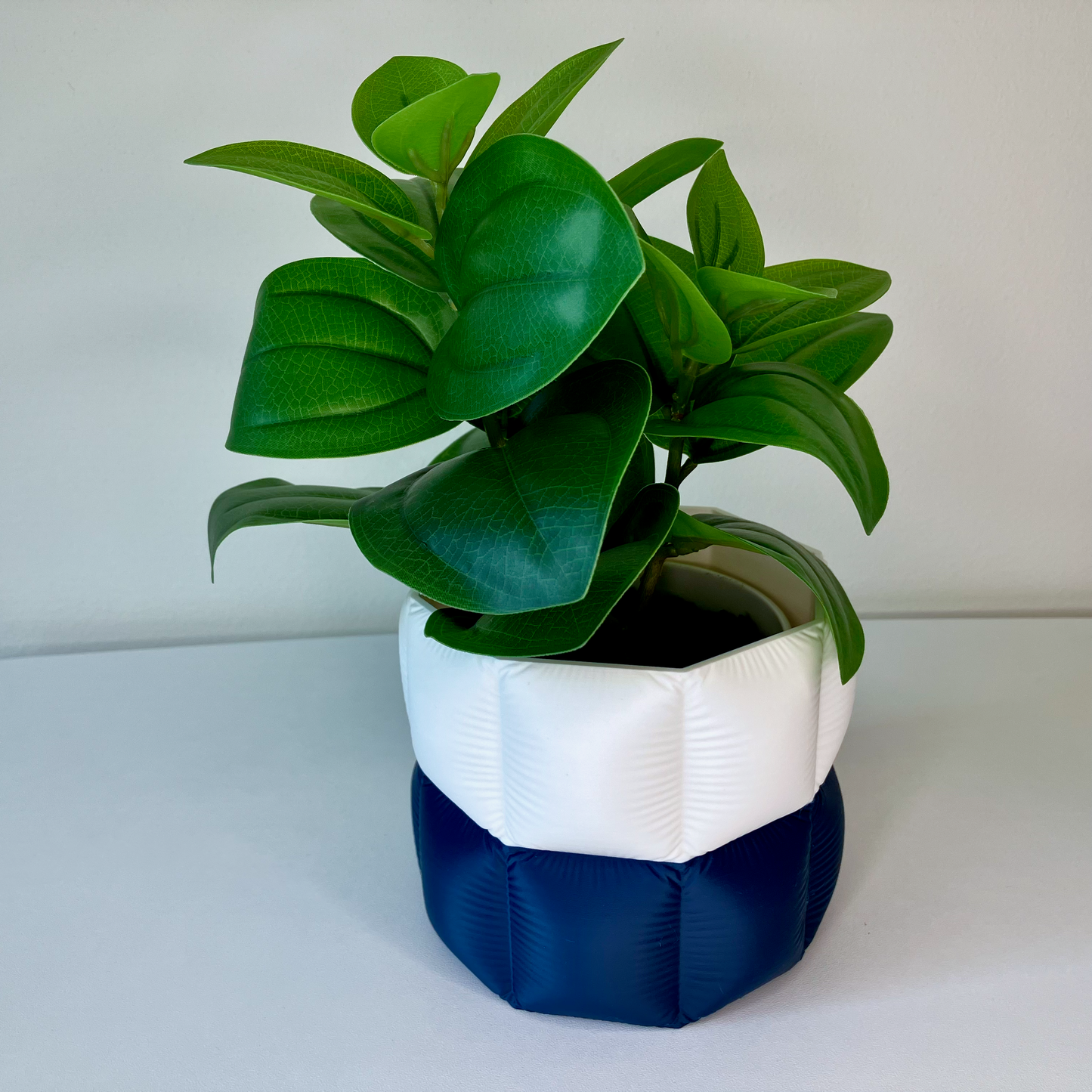 Octagonal Puffy Pillow Texture Plant Pot