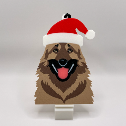 Excited German Shepherd Ornament