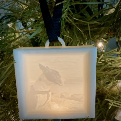 Personalized Mini Lithophane Ornament Lightbox